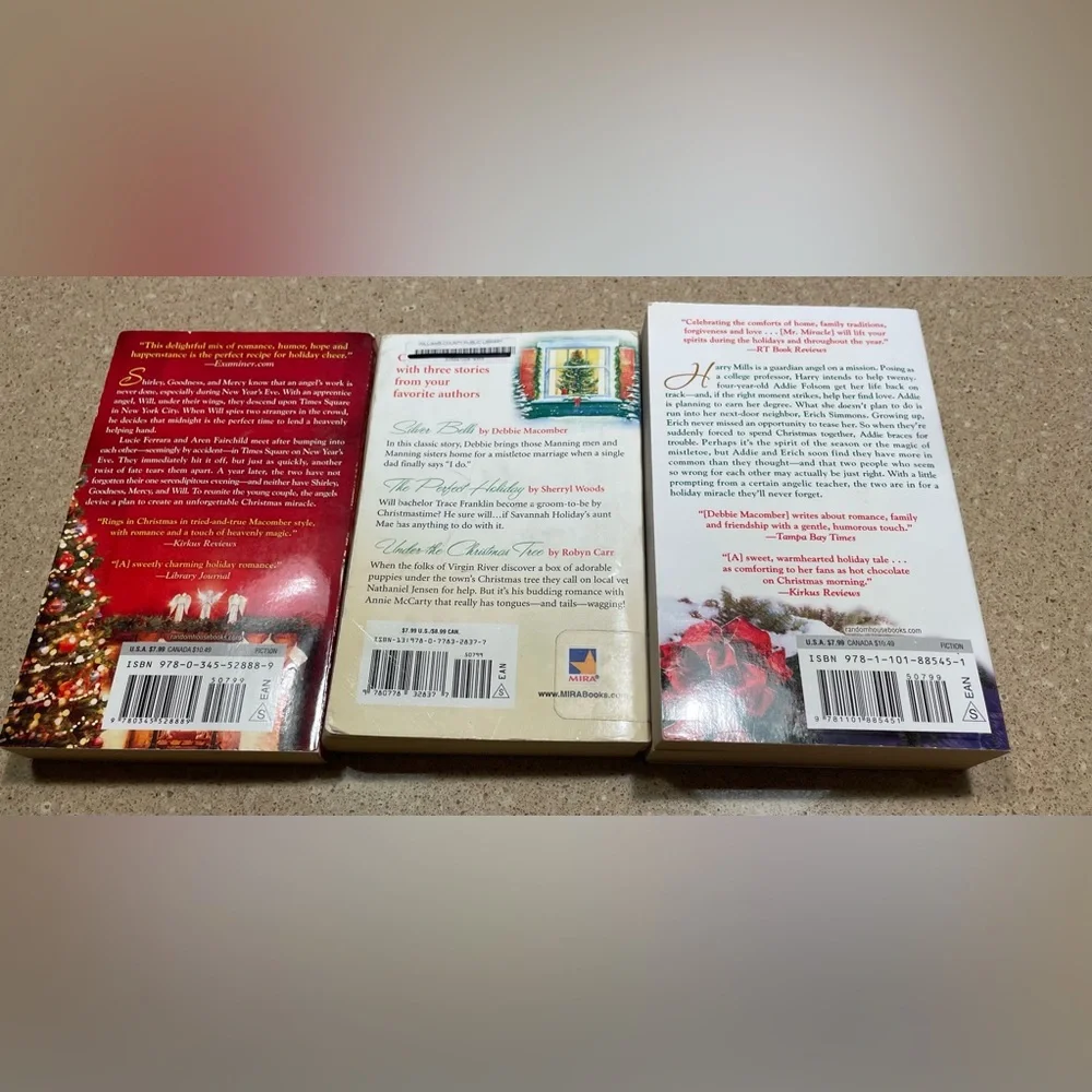 Holiday Book Trio by Debbie Macomber and Others